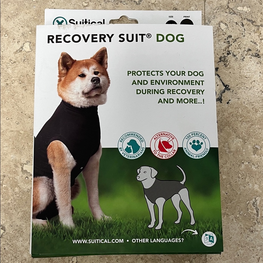 Black Recovery Suit for Dogs